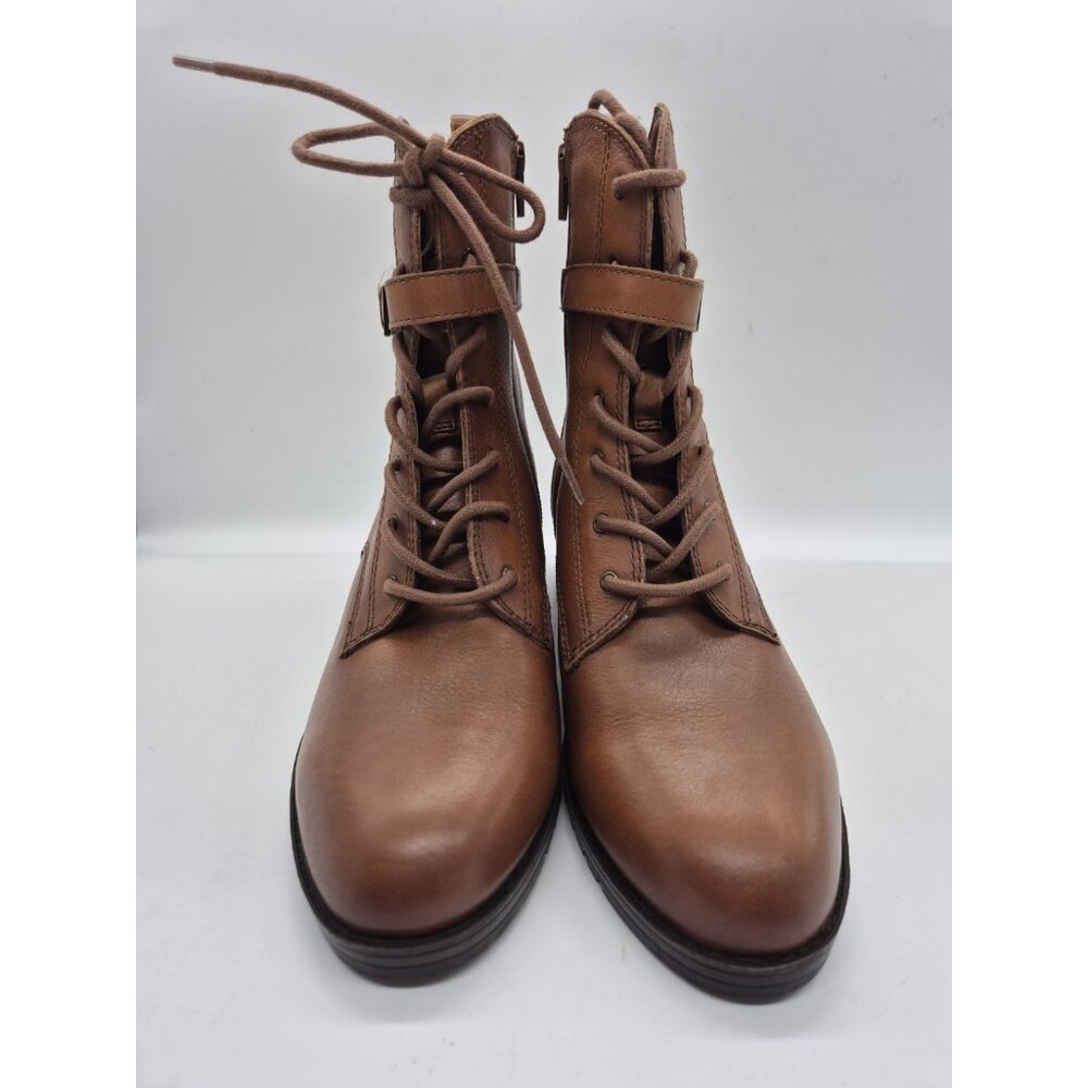 Naturalizer Women's Ankle Boots Size 6.5 Brown Lace Zip Sycamore (500) - Picture 2 of 10